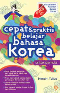 Image of cepat & praktis belajar bahasa korea